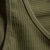 Asymmetrisk treningstopp | Grønn | Dame | Kappahl