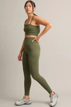 Asymmetrisk treningstopp | Grønn | Dame | Kappahl