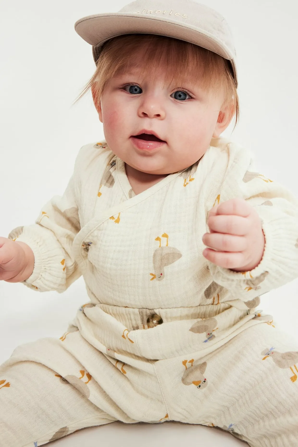Babybody i musselin