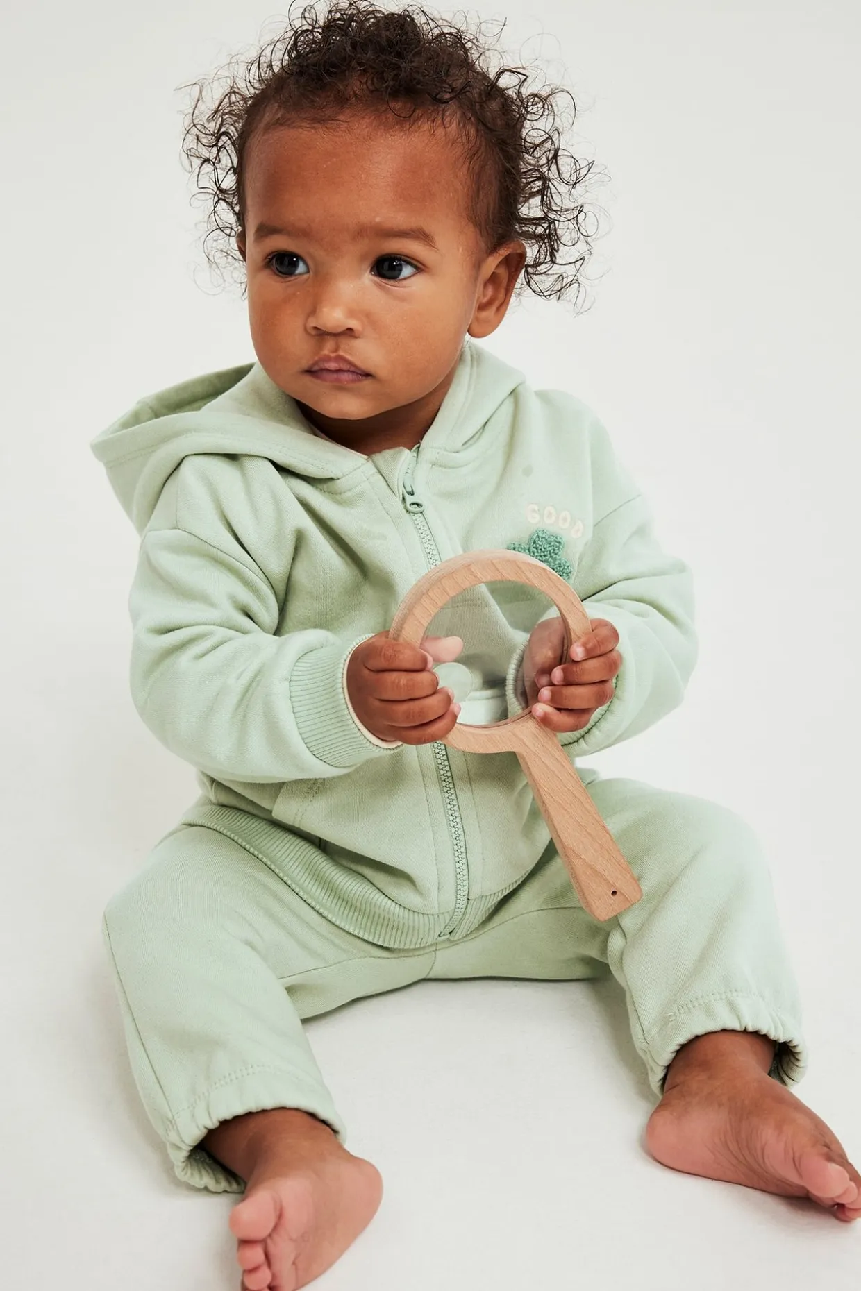 Babybukse med applikasjon