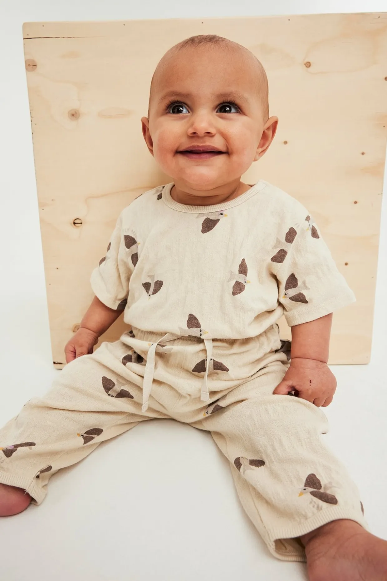 Babybukser med fugler