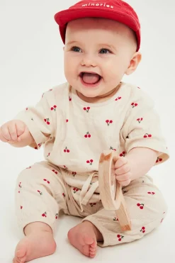Babybukser med kirsebær