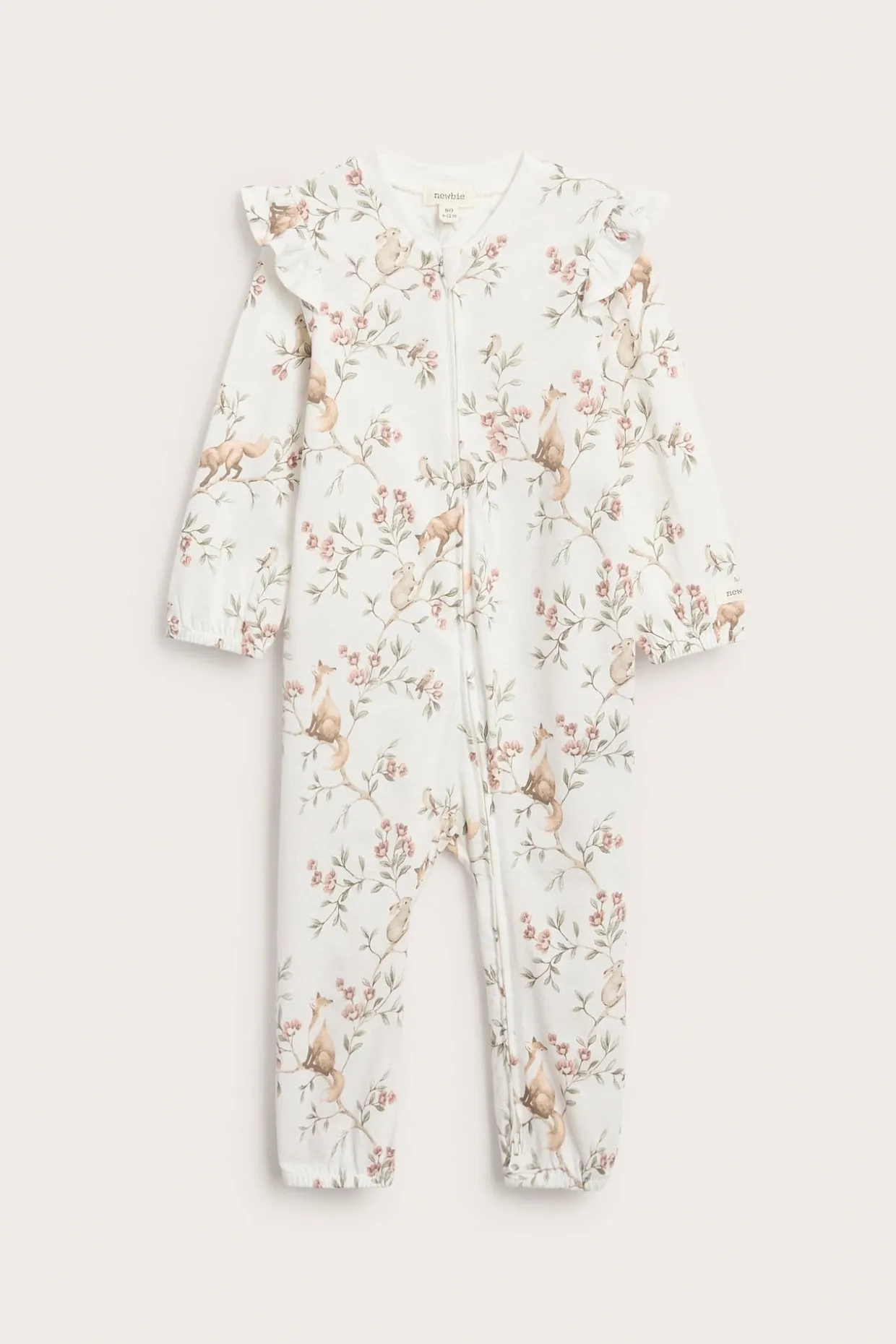 Babypyjamas med dyremotiv