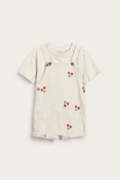 Babysett med kirsebærmønster