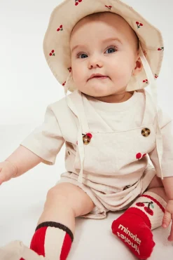 Babysett med kirsebærmønster