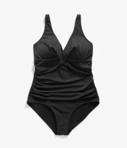 Badedrakt med drapering