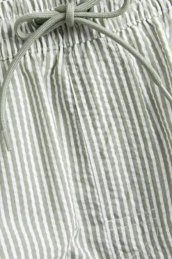 Badeshorts i seersucker