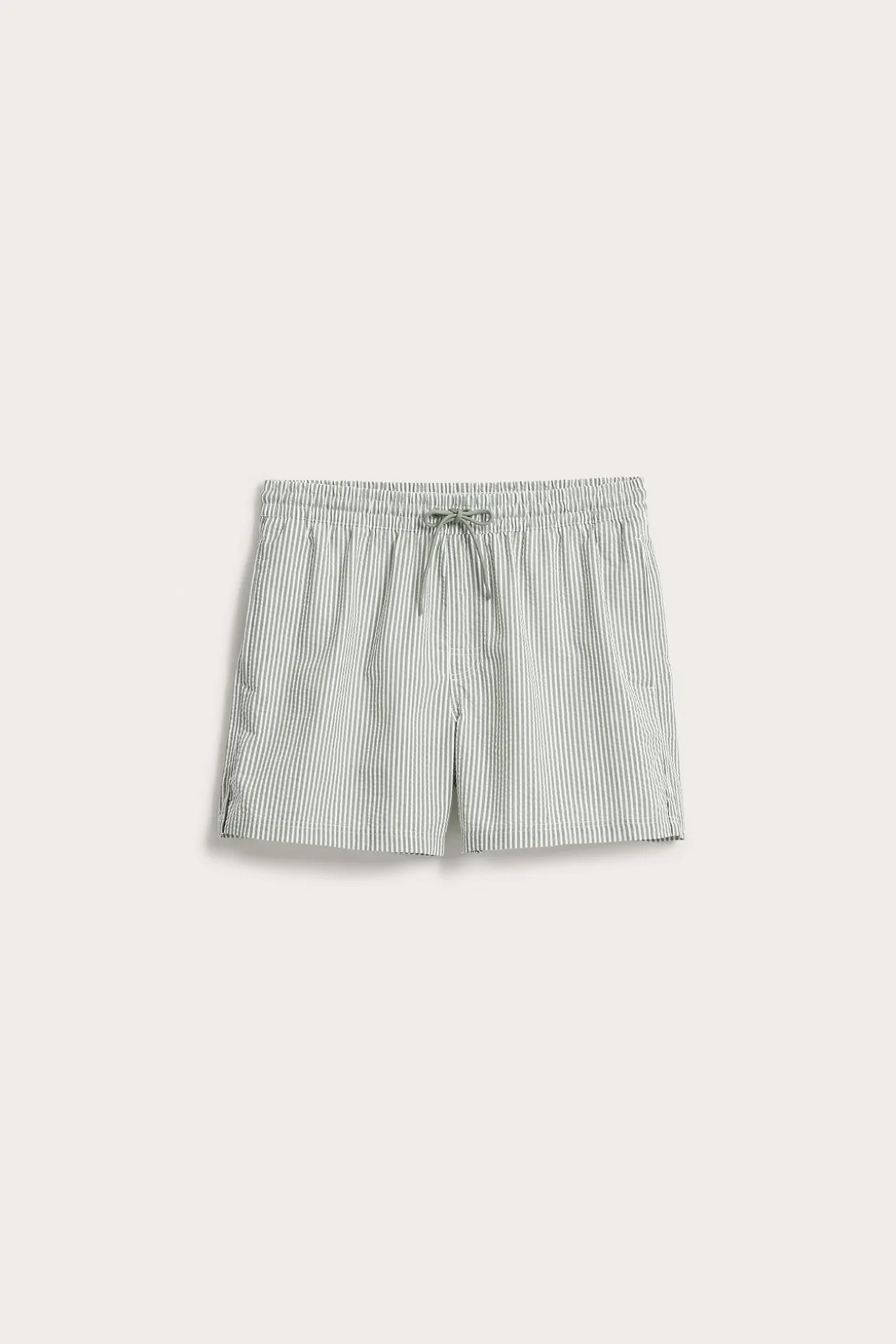 Badeshorts i seersucker