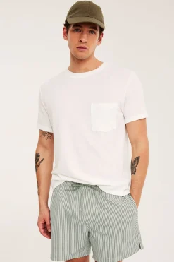 Badeshorts i seersucker