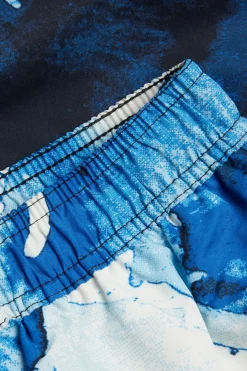 Badeshorts med abstrakt mønster