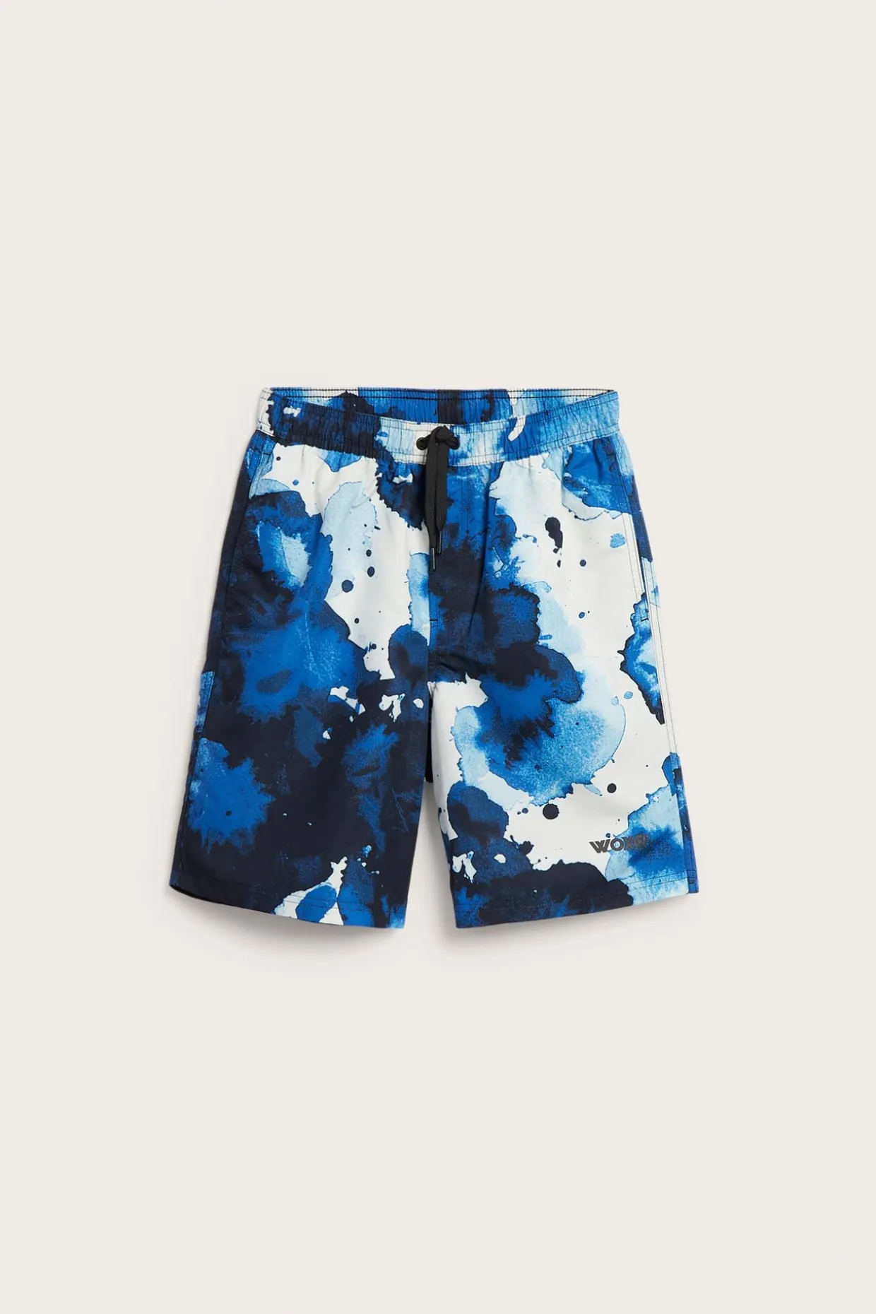 Badeshorts med abstrakt mønster