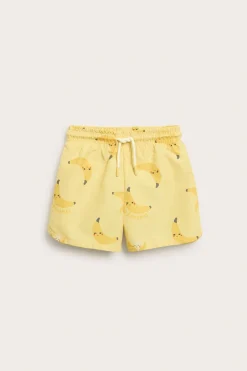 Badeshorts med bananer