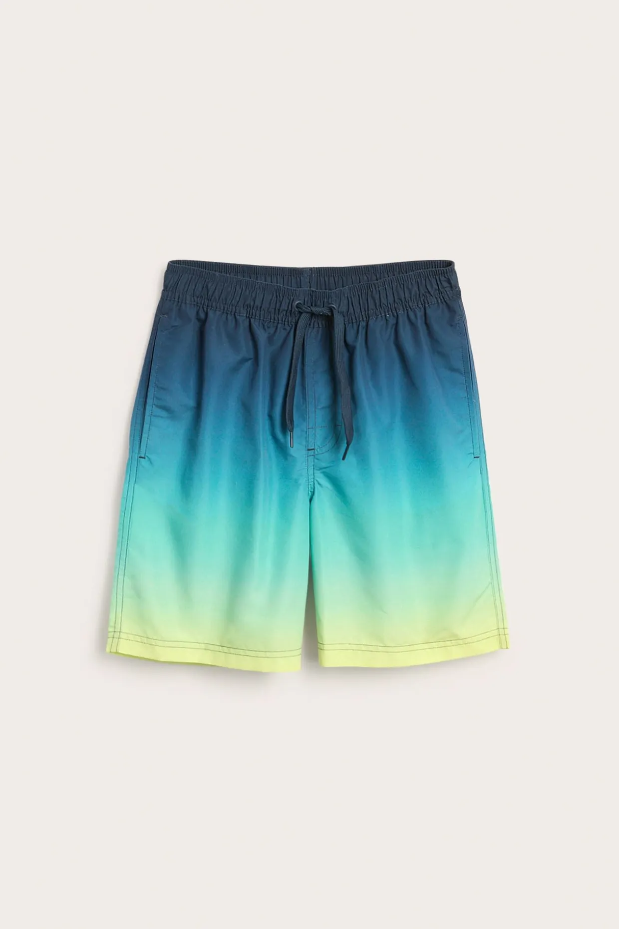 Badeshorts med ombré-mønster
