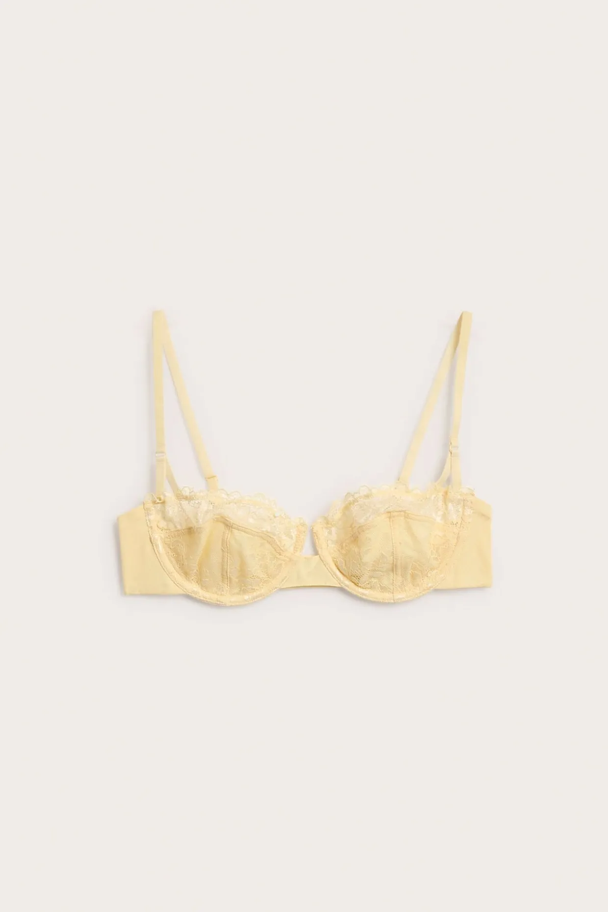 Balconette-BH i blonder