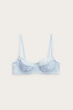 Balconette-BH med blonder