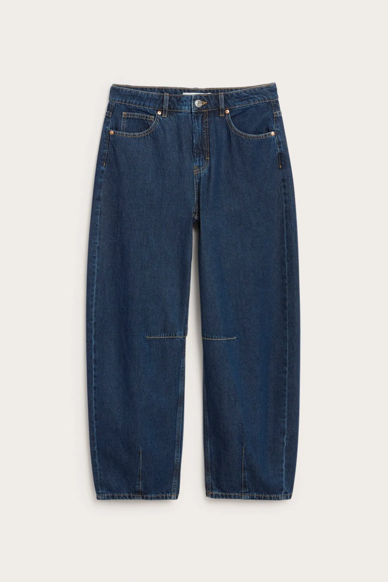 Barrel jeans high waist