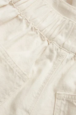 Barrelskjørt i denim