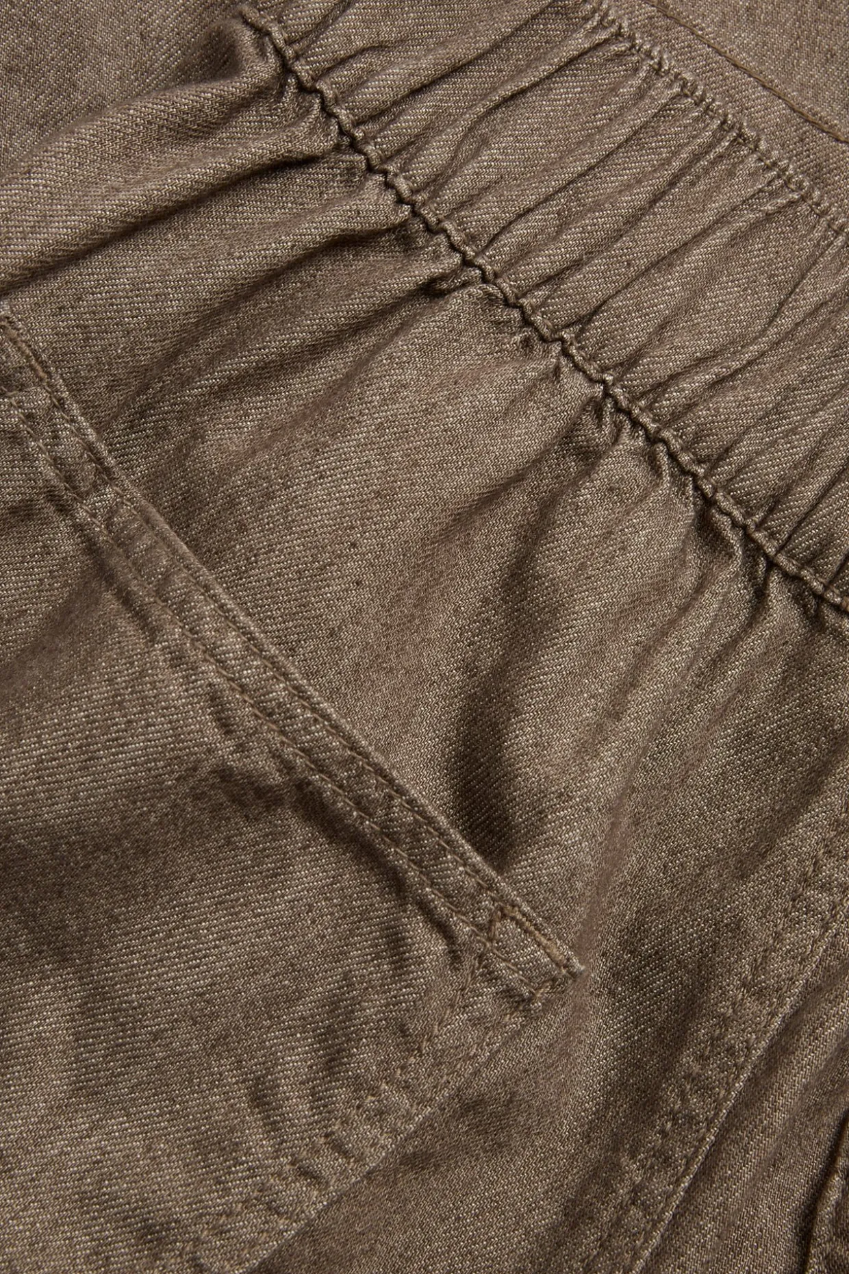 Barrelskjørt i denim
