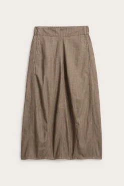 Barrelskjørt i denim