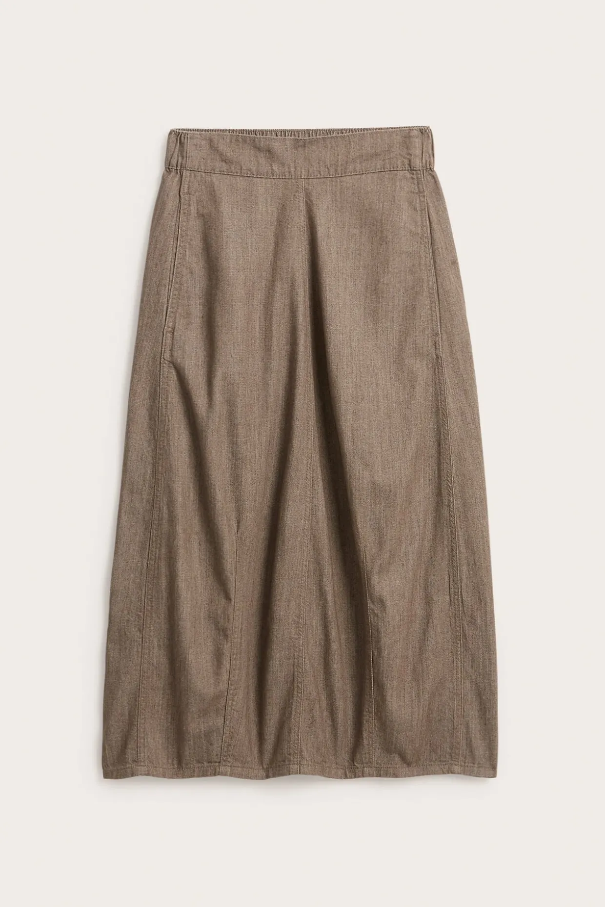 Barrelskjørt i denim