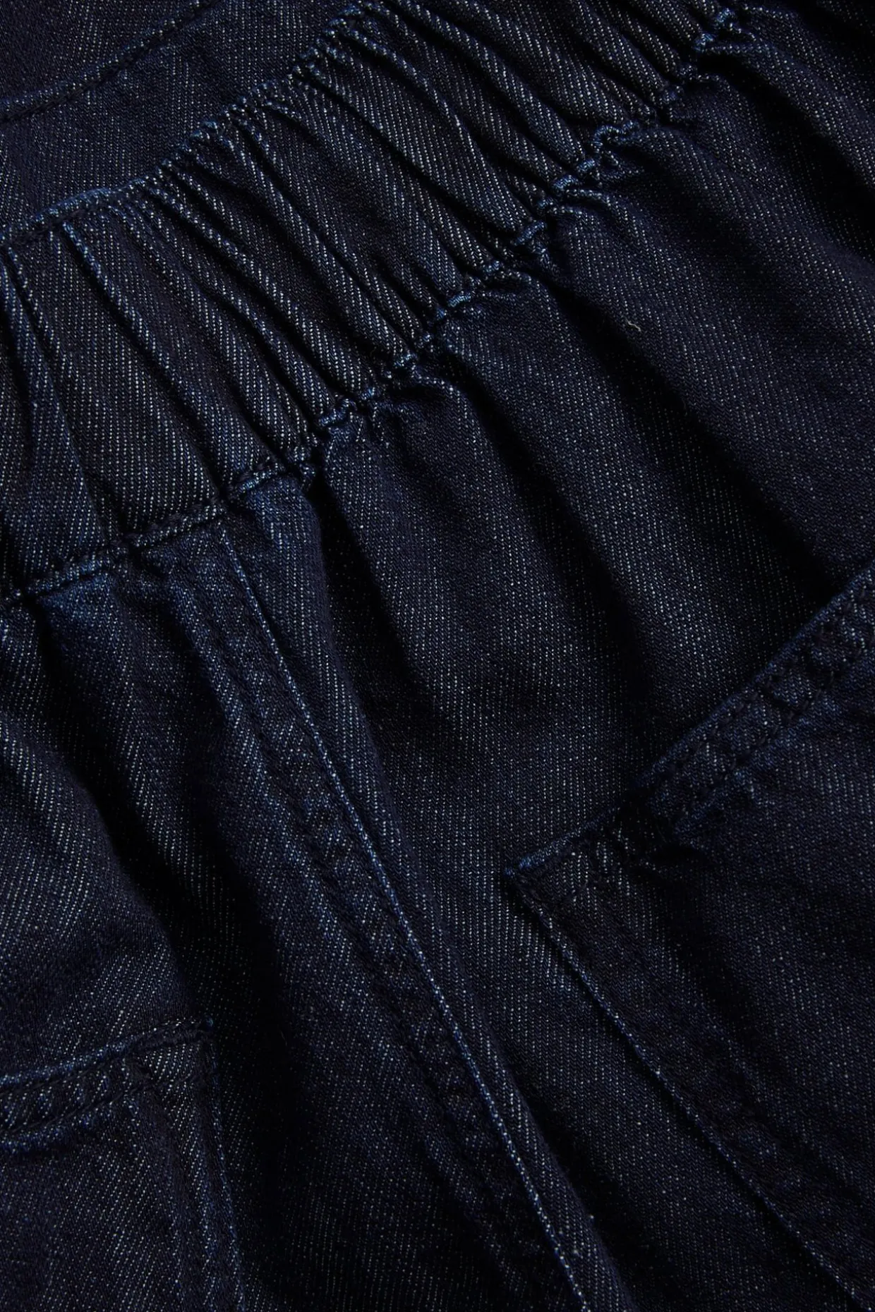 Barrelskjørt i denim