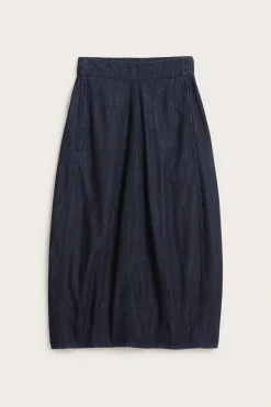 Barrelskjørt i denim