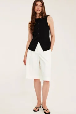 Bermudashorts i bomullsblanding