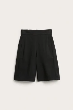Bermudashorts i lyocell- og bomullsblanding