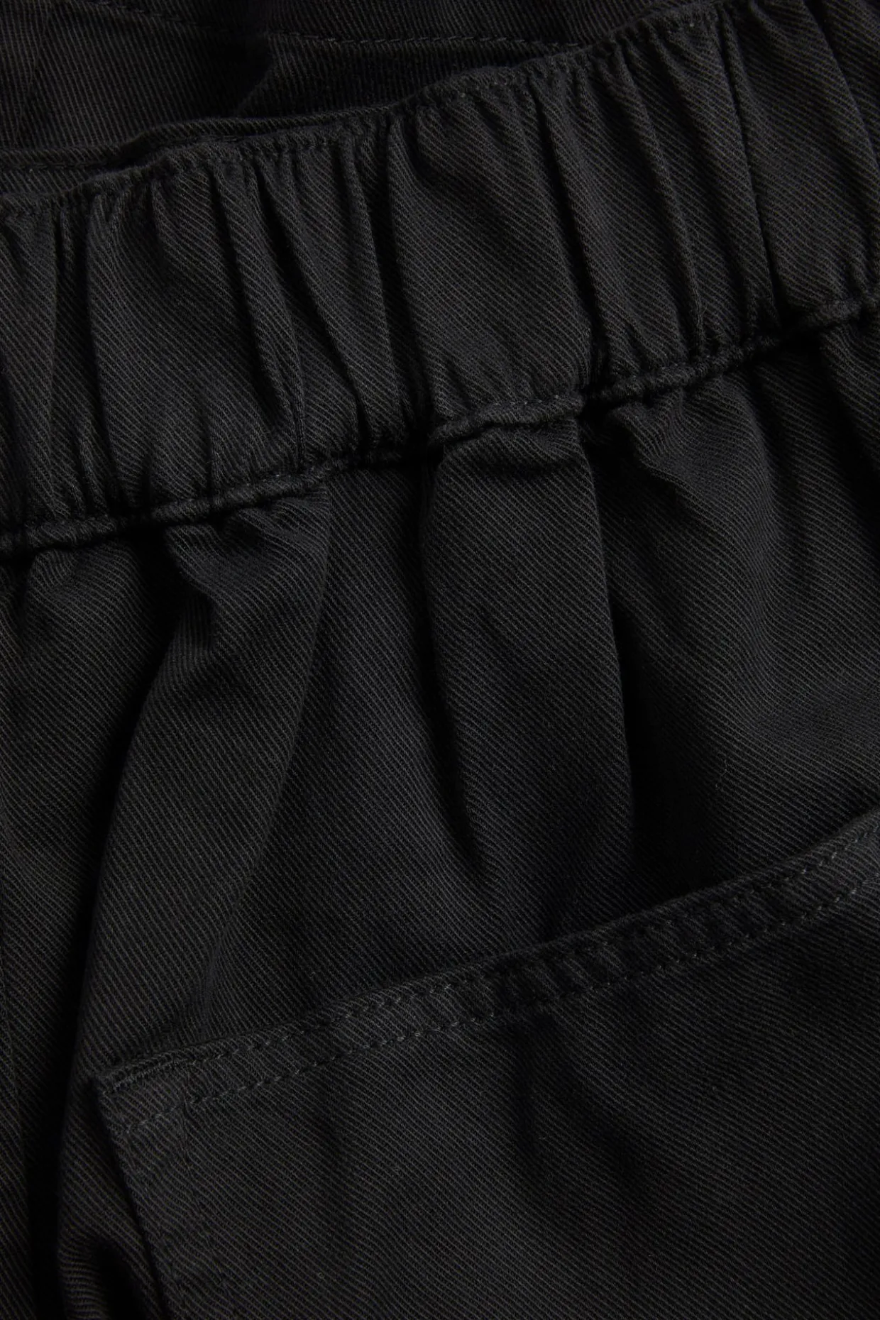 Bermudashorts i lyocell- og bomullsblanding