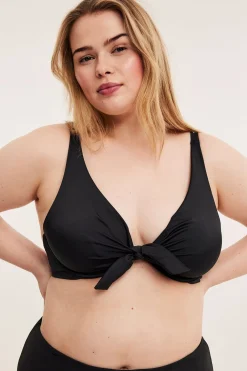 Bikini-BH med knytedetalj