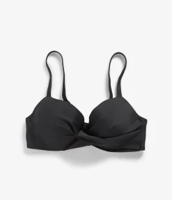 Bikini-BH med omslagsdetalj