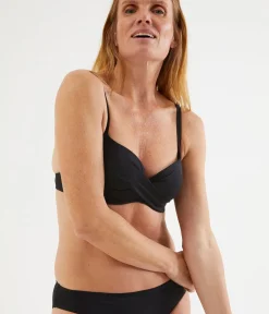 Bikini-BH med omslagsdetalj