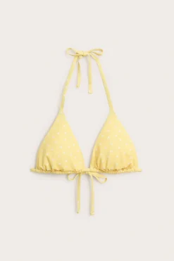 Bikini-BH med prikker i trekantform