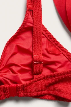 Bikini-BH med struktur