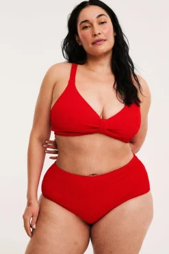 Bikini-BH med struktur