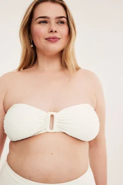 Bikini-BH med struktur
