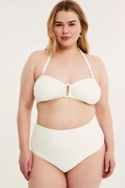Bikini-BH med struktur