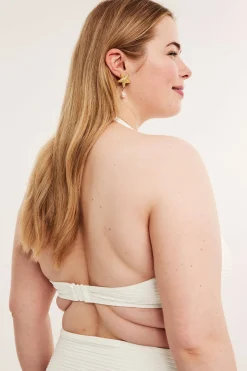 Bikini-BH med struktur