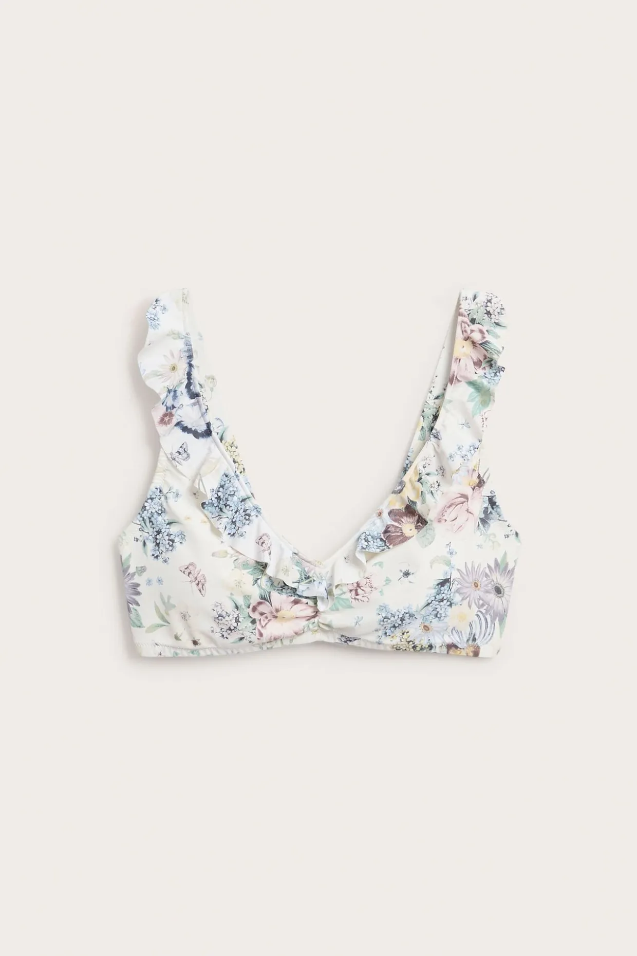 Bikini-BH med volanger