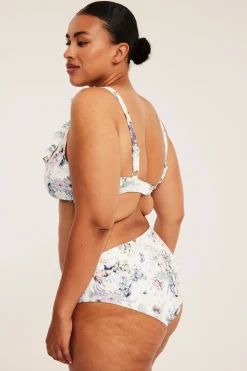 Bikini-BH med volanger
