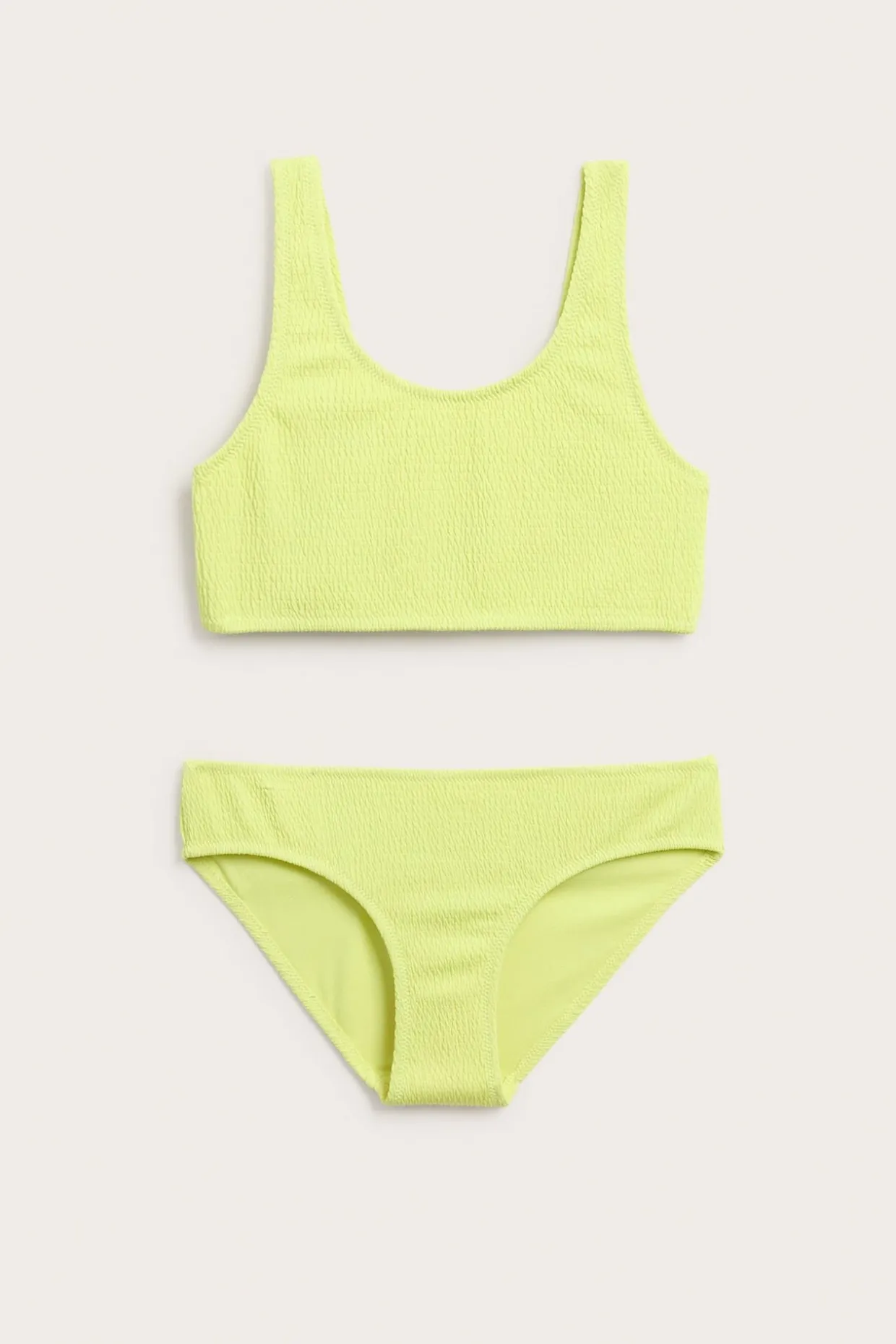 Bikini med vaffelstruktur
