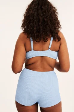 Bikinishorts høy midje | Lyseblå | Dame | Kappahl