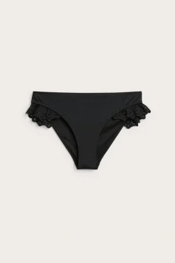 Bikinitruse i brazilian-modell med broderie anglaise