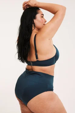 Bikinitruse med drapering