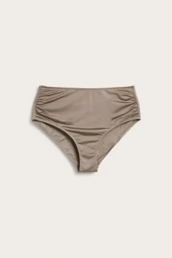 Bikinitruse med høy midje | Mørk beige | Dame | Kappahl