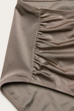 Bikinitruse med høy midje | Mørk beige | Dame | Kappahl