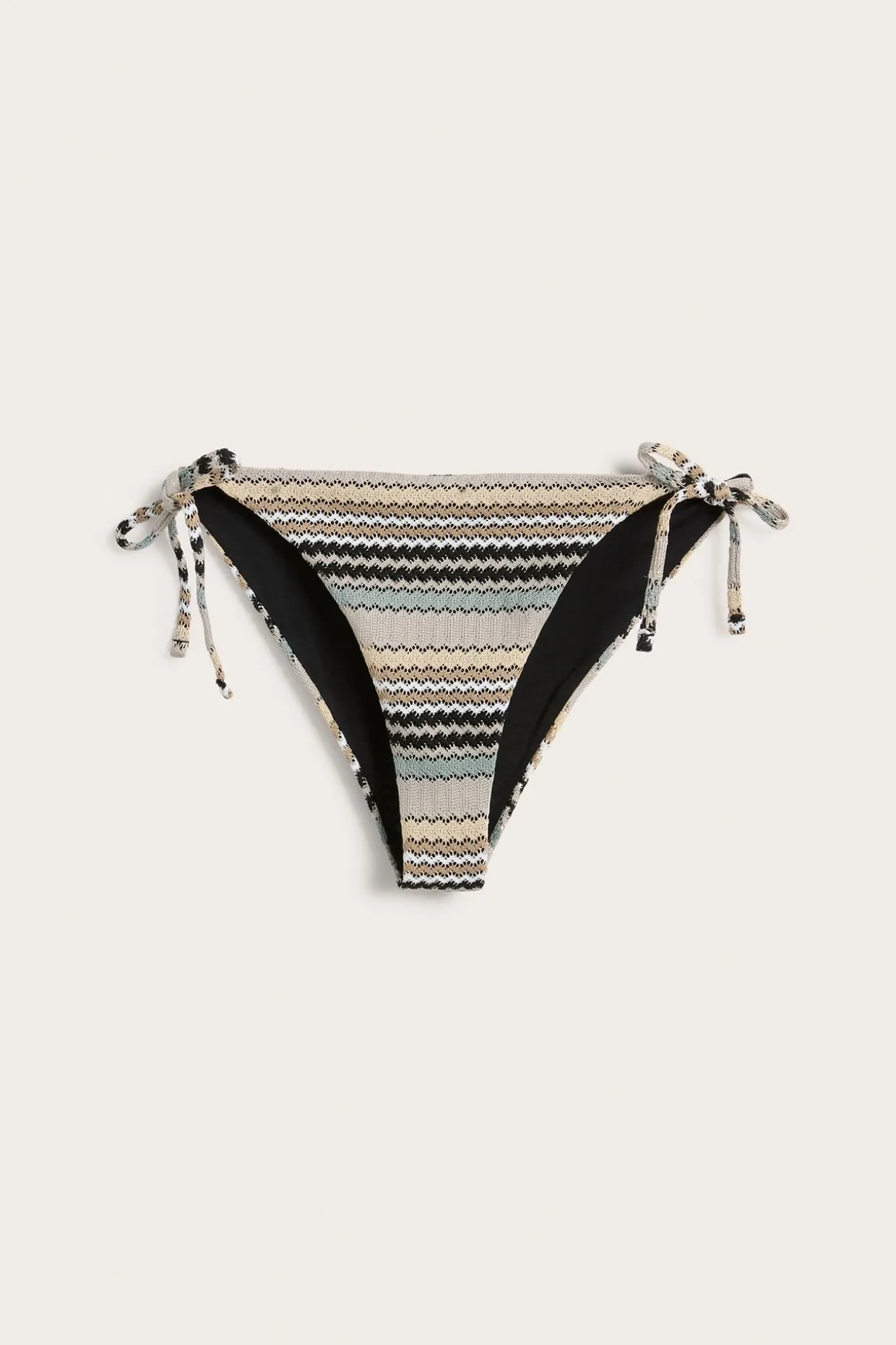 Bikinitruse med knytebånd