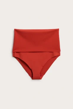 Bikinitruse med midje som kan brettes ned