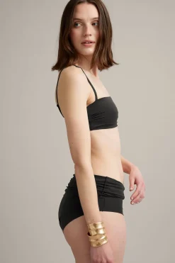 Bikinitruse med midje som kan brettes ned