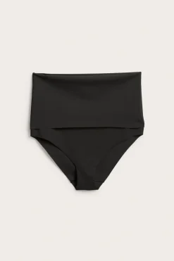 Bikinitruse med midje som kan brettes ned